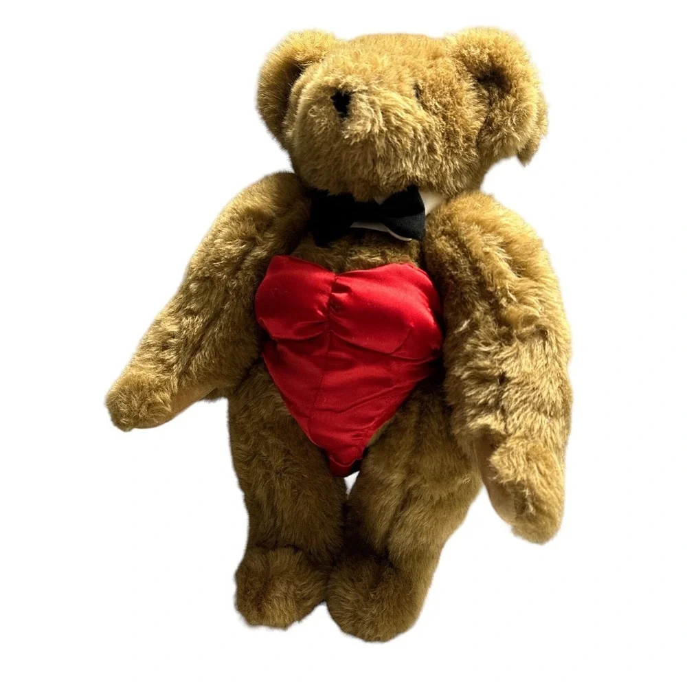 Authentic Vermont Teddy Bear With Moveable Limbs And Head Handmade In Vermont